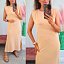 Vestido Hombreras Rayas Amarillo/Rosa